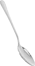 LAPYAPPE Stainless Steel Tablespoon Catering Serving Spoons Large Spoon with Handle Steel Buffet Kitchen Serving Spoons Cooking Stir Spoons Serve Stylish Bouillon Spoon Lunch Silver
