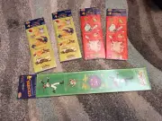 5 Packs Vintage Stickers Pokemon Pikachu Sealed NIP Nintendo 1999 Sticker Time