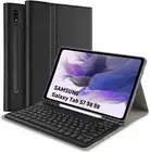 For Samsung Galaxy Tab S7 S9 S10 FE S8 Plus With Bluetooth Keyboard Case Cover