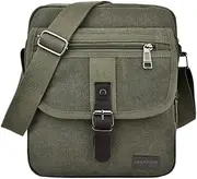 [CXSNB] Mens and Women Canvas Messenger Bag Shoulder Bags Travel Bag Crossbody Bags for Work Travel School