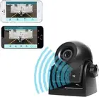 Wireless Backup Dash Cam, Wifi Reversing Camera Work with Phone IP68 Waterproof