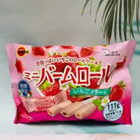 在飛比找蝦皮購物優惠-日本 bourbon 北日本 期間限定 草莓風味蛋糕捲 12