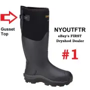 Dryshod Size 10 Haymaker Gusset Hard-Working Farm Boots HAYG-MH-BK
