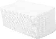 50pcs Guest Napkins Paper Paper Towel Napkins with Pockets for Silverware Silverware Wraps White White Wood Pulp
