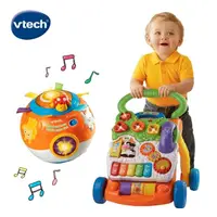 在飛比找momo購物網優惠-【Vtech】寶寶學步期玩具-暢銷TOP1(寶寶聲光學步車+