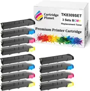 3 Sets BCMY Non-Genuine Toner Cartridge for Kyocera TK-8309 TK8309K TK8309K TK8309K TK8309 (25,000/15,000 (B/CMY) pages) for TASKalfa 3050ci TASKalfa 3051ci TASKalfa 3550ci TASKalfa 3551ci