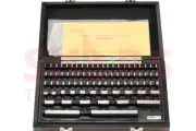 SHARS 81 PCS GRADE B GAGE GAUGE BLOCK SET NIST CERTIFICATE M}