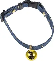 Adjustable Cat Collar with Bell Unique Costume Accessory for Cats for Holiday Parties and Photo Props Comfortable Flexible Straps Stylish Design