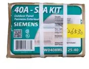 NEW! Siemens 4/8 Circuit 240V SPA KIT 40A