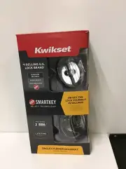 Kwikset 158RDT 26SMT CP K4 Round Single Cylinder Deadbolt Smart Key BRT Chrome