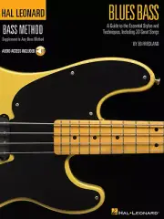 Hal Leonard Blues Bass Guitar Lessons Play Tab Ed Friedland Book & Online Audio