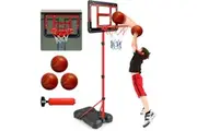 Adjustable Kids Basketball Hoop - 3.5ft to 6.2ft Height - Boys Toys for 3-8 Years