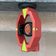 KIANS Mini Prism with Magnetic base for Swiss type Total Station, Surveying 17.5mm Offset (Color : 0mm Offest)