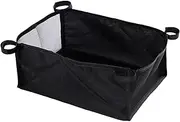 Under Stroller Basket - Mesh Bottom Net | Large Capacity Pushchair Storage Bag, Mesh Bottom Net Oxford Cloth for Baby Strollers