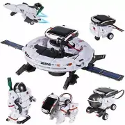 STEM Toys 6-in-1 Space Solar Robot Kit,Educatoinal Science Building Toys DIY