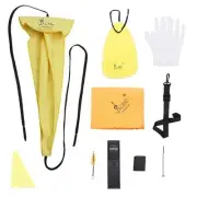 Alto Tenor Soprano Saxophone Cleaning Cloth Kit, Sax Microfiber Cleaning