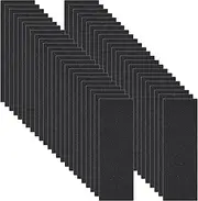 48 Pieces Fingerboard Grip Tape - Black Non-Slip Adhesive Foam Tape for Fingerboards, 38 x 110 mm