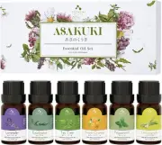 Essential Oils Set, Starter Kit Oils for Diffusers for Home, Aromatherapy Gift S