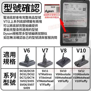 現貨 dyson電池【保固48個月】白色版dyson V6電池 戴森V6吸塵器電池 DC62 DC74 SV09五月生產