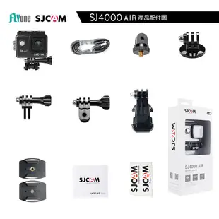 SJCAM SJ4000 Air WIFI防水型 運動攝影機DV/行車記錄器 4K高畫質 原廠公司貨 現貨 蝦皮直送