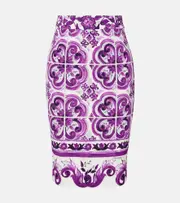 [Dolce & Gabbana] Dolce & Gabbana Printed two-piece set AU 8 purple