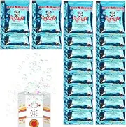 Bubble Refill Solution, 20 Concentrated Bubble Liquid, 10ml Portable Bubble Liquids for Bubble Wand Machine, Kids Outdoor Activities, Just Add Water, Zalhin