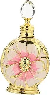 Homoyoyo Refillable Empty Perfume Bottle Creative Glass Design for Essential Oils Travel Friendly Leak for DIY Crafts and Aromatherapy Flower Style