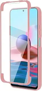 Oppo A16 / A16S / A54S Case with Built-in Screen Protector, 360 Degree Full Body Protective Military Grade Shockproof Clear Cover Rugged Bumper Slim Phone Case for Oppo A16 / A16S / A54S, Pink