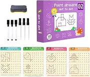Kids Tracing Book,Preschool Toddler Control - Reusable Scribble Workbook, Educational Painting Book, Control Training Learning Activities