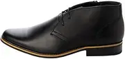 [SVEC] (シュベック) Schbeck SPB016-5 Men's Side Zip Short Boots, Black, 25.0 cm