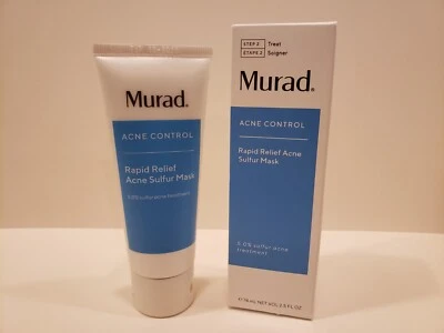 Murad~Acne Control Rapid Relief Acne Sulfur Mask~ 2.5 Oz ~ NIB