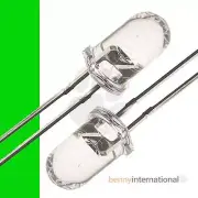 50x 5mm TRUE GREEN Super Bright LEDS Light Emitting Diodes Arduino