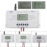 MPPT Solar Panel Regulator LCD 20A-80A 12V/24V Charge Controller 3 Timer T3
