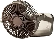 Circulating Fan,USB Rechargeable Desk Air Circulator Fan | Indoor Outdoor 3-Speed Adjustable Rotatiable DC Motor Gear for Working, Studying