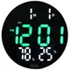 TRISTAR 簡約圓形插電式LED數字萬年曆電子鐘 TS-A2626 (9.3折)