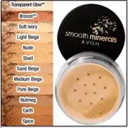 Avon Smooth Minerals Powder Foundation "TRANSPARENT GLOW" ~ 0.2 oz ~ SEALED!!!