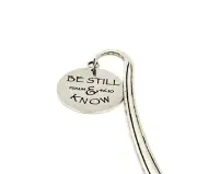 Be Still And Know Charm Bookmark, Psalm 46 10, Scripture Gift, Faith Gift, Bible
