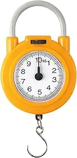 [Abbraccia] Luggage Scale Fishing Scale 10kg Weighing Scales Durable, Household Parcels Weighing, Mini Pointers Hook Spring Hanging Scale
