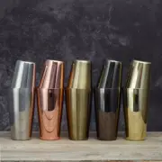 Stainless Steel Cocktail Shaker Boston Mixer Drink Bartender Set Kit Tools