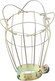 Yardwe Scald Prevention Mesh Cover Reptile Heat Lamp Shade Pet Cage Lampshade Heat Lamp Guard