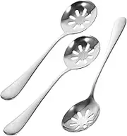 CATIEBYE Stainless Pasta Serving Spoon Set Slotted Spoons for Cooking Buffet Salad Fruit Dinner Serving Utensils