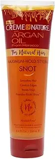 Creme of Nature Argan Oil Maximun Hold Styling Snot Gel For Unisex 8.4 oz Gel