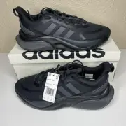 men adidas alphabounce plus sneakers Black Carbon Size 11.5 HP6142 New Running