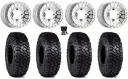 Method 413 Bdlk 15" Wheels Pol 30" Intersect Tires Polaris RZR Turbo S / RS1