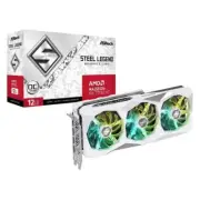 ASRock AMD Radeon RX 7700 XT Steel Legend 12GB OC Graphics Card White