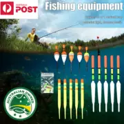 15pcs/Set Sea Fishing Floats Vertical Buoy Slip Bobber Rod Fishing Lures Vertica