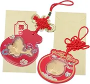 KICHOUSE 2sets Chinese Red Envelopes with Delicate Design Festival Hong Bao Packets for Year Celebrations Creative Blessing Patterns for Gifting Money During