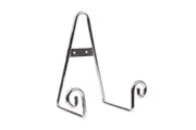 Entree Large Scroll Plate Stand 21cm Sturdy Quality Functional Display - Chrome