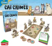 Cat Crimes Logic Game Tabletop for 8+