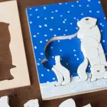 【EGUCHITOYS】動物拼圖 - 北極熊(木製兒童玩具 兒童禮物 禮盒 木質擺飾 木質立體拼圖)